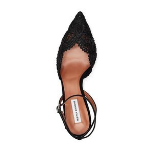 TABITHA SIMMONS Womens Black Sen Floret Toe Stiletto Slingback 37.5 B